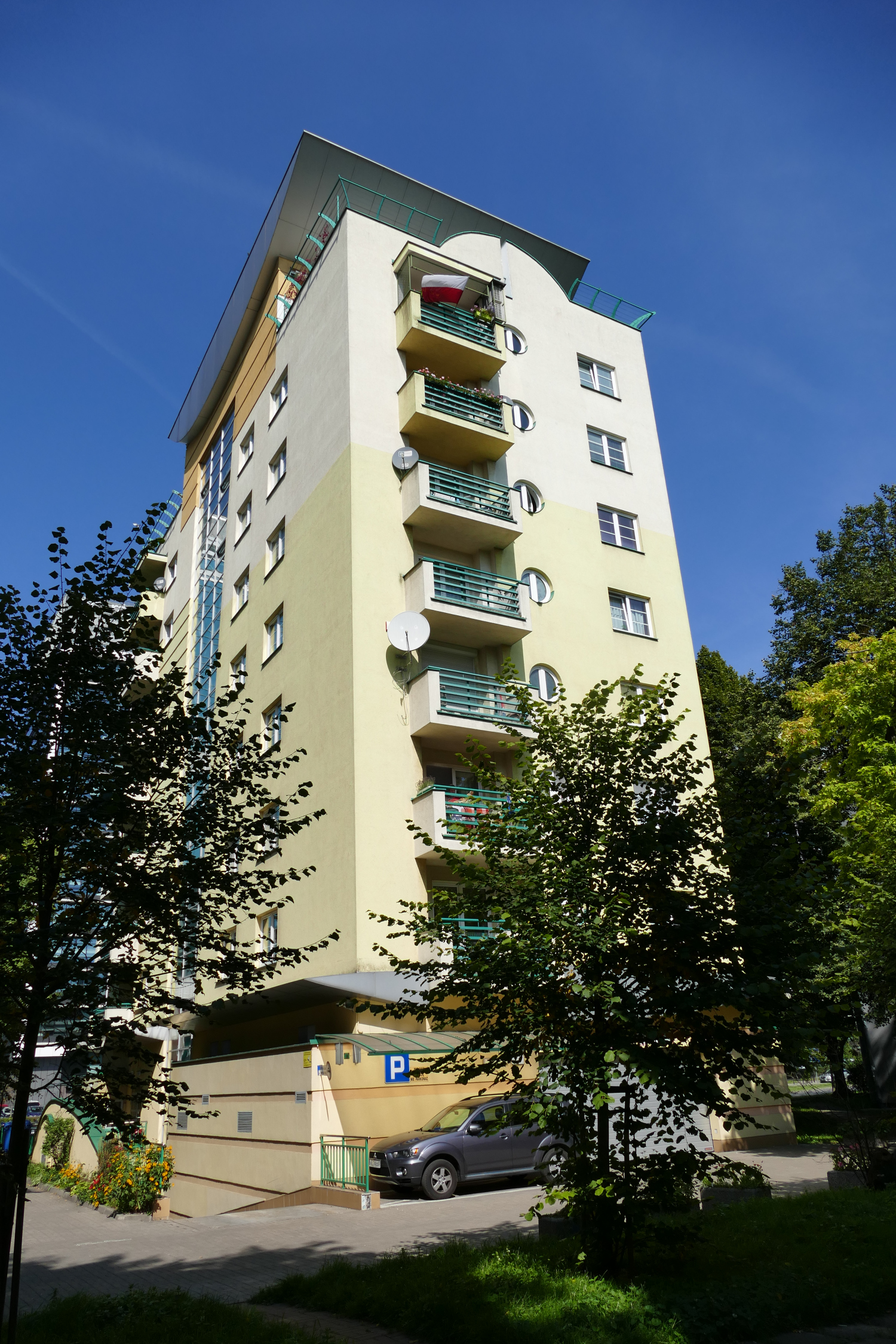 Zdjęcie architektury budynku Budynek mieszkalny